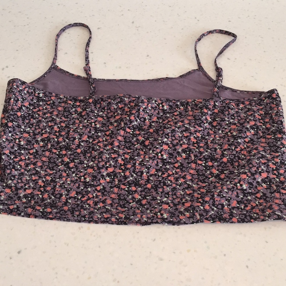Juniors Strappy Crop Top Tank - Picture 2 of 2